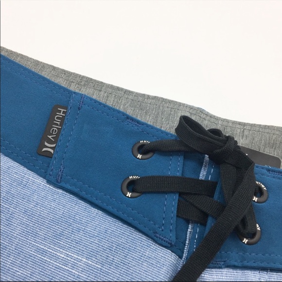 Hurley Men’s Size 34 Phantom Block Party Board shorts Blue Swim Shorts Pocket - Picture 4 of 6